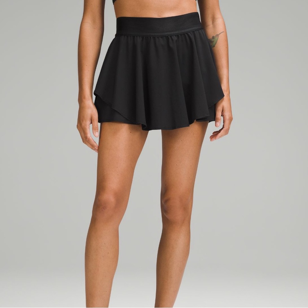 Lululemon Court Rival Black Skort